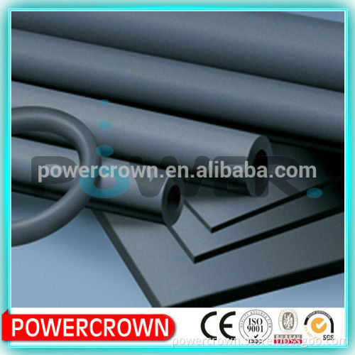 layer of flexible foam low density polyurethane foam insulation supports